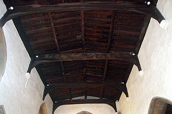The nave roof May 2012
